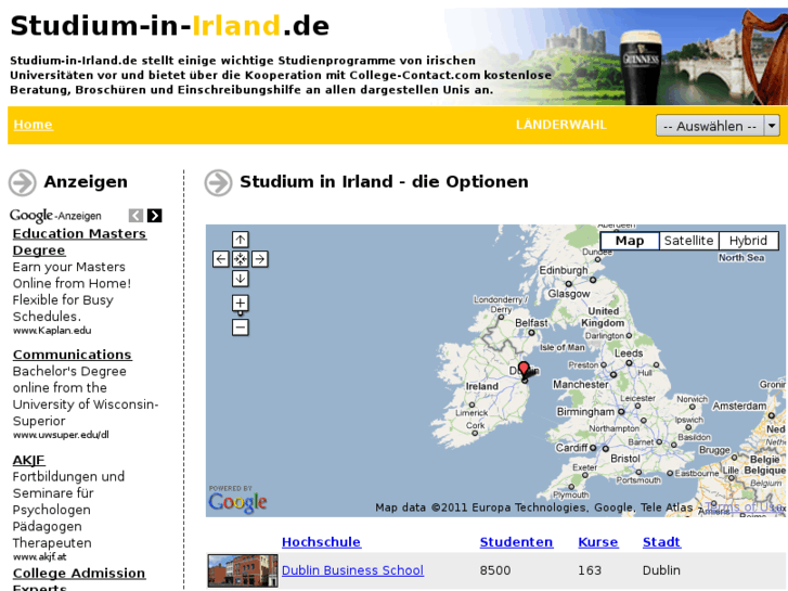 www.studium-in-irland.de