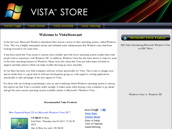 www.vistastore.net