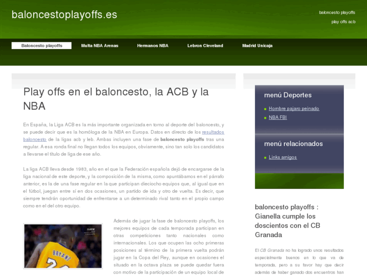 www.baloncestoplayoffs.es