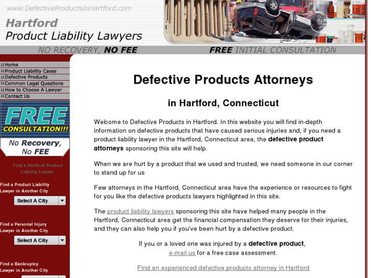 www.defectiveproductsinhartford.com