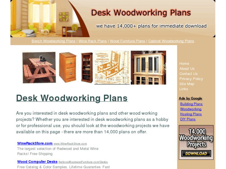 www.deskwoodworkingplans.com