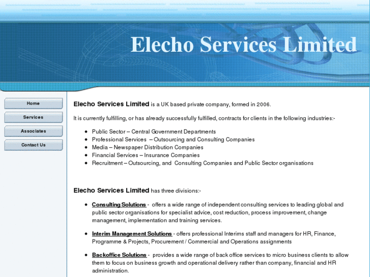 www.elecho-services.com