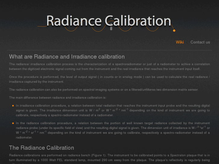 www.radiancecalibration.com