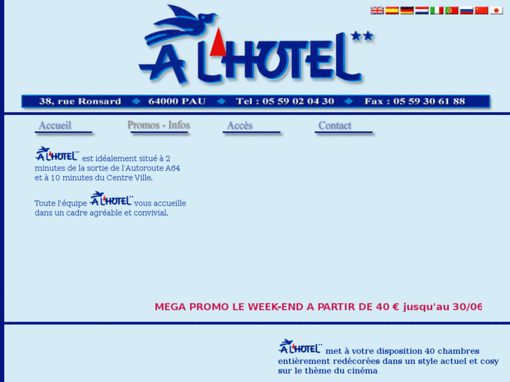 www.alhotel-pau.com