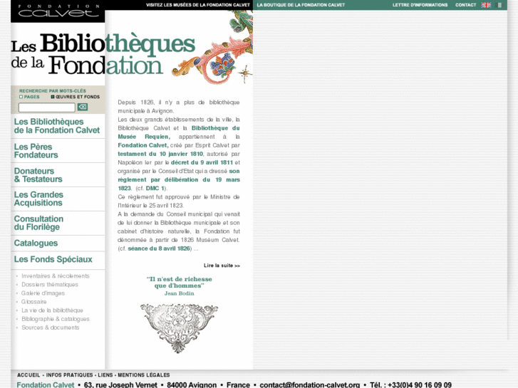 www.bibliotheques-calvet.org