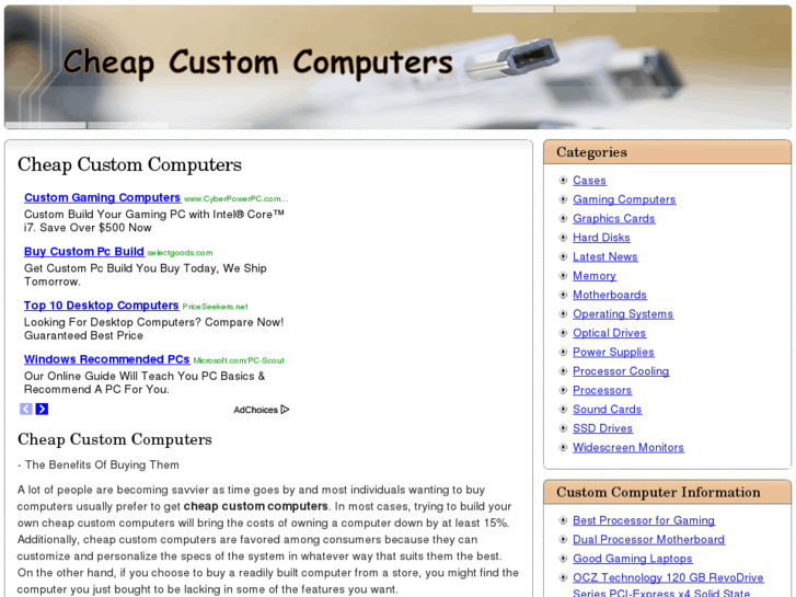 www.cheapcustomcomputers.net