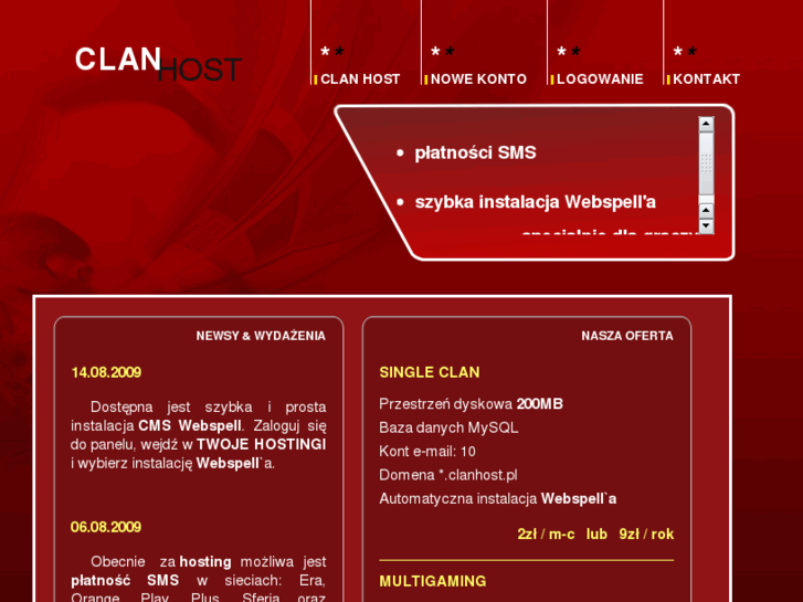 www.clanhost.pl