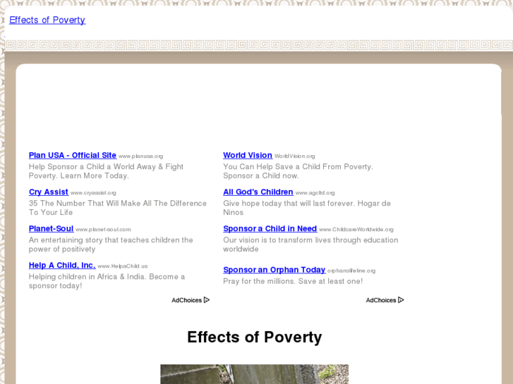 www.effectsofpoverty.com