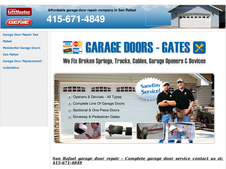 www.garagedoorrepairsanrafael.com