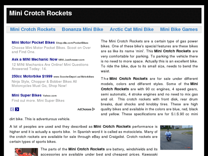 www.minicrotchrockets.org