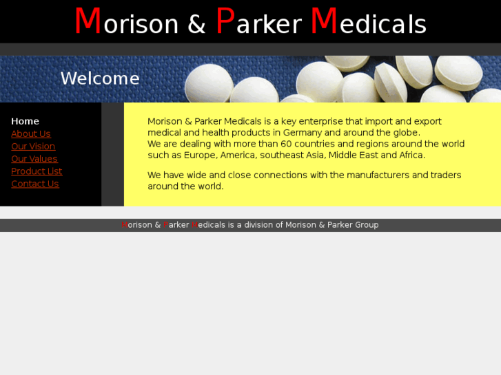 www.morisonandparkermedicals.com