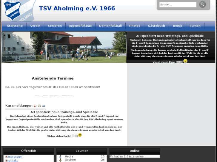 www.tsv-aholming.de