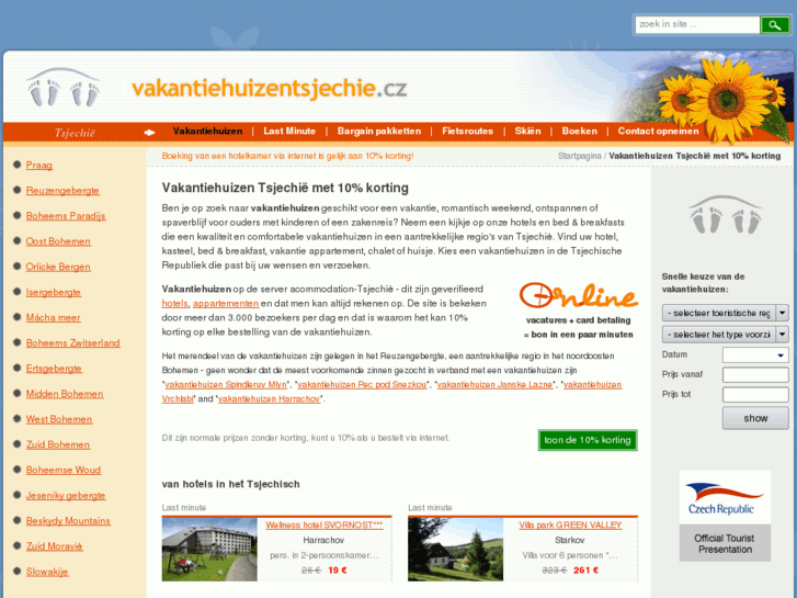 www.vakantiehuis-tsjechie.info