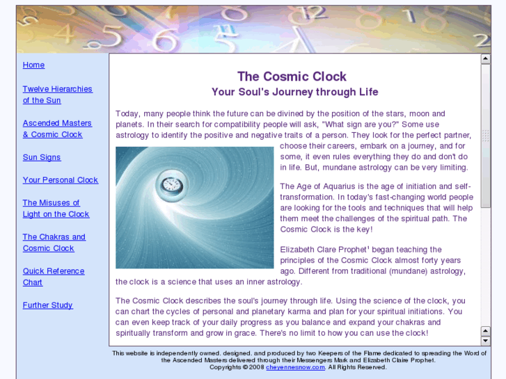 www.yourcosmicclock.com