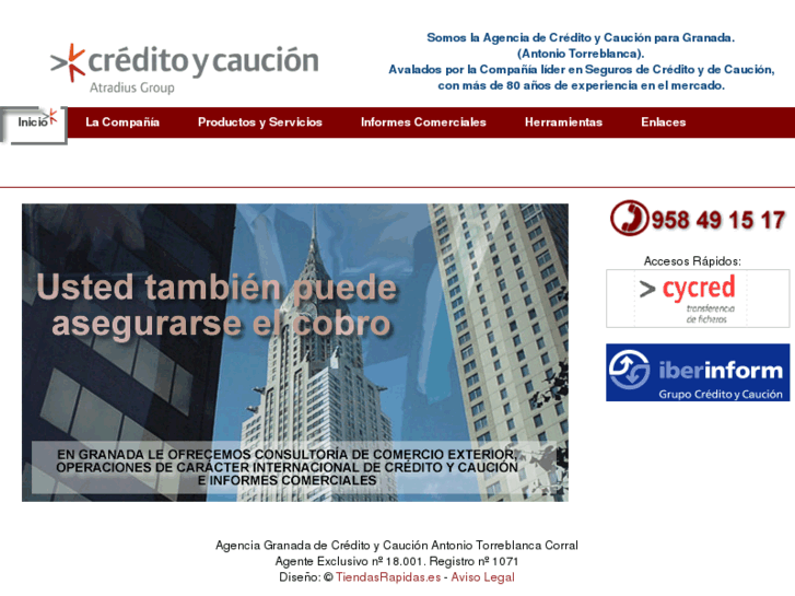 www.creditoycauciongranada.es