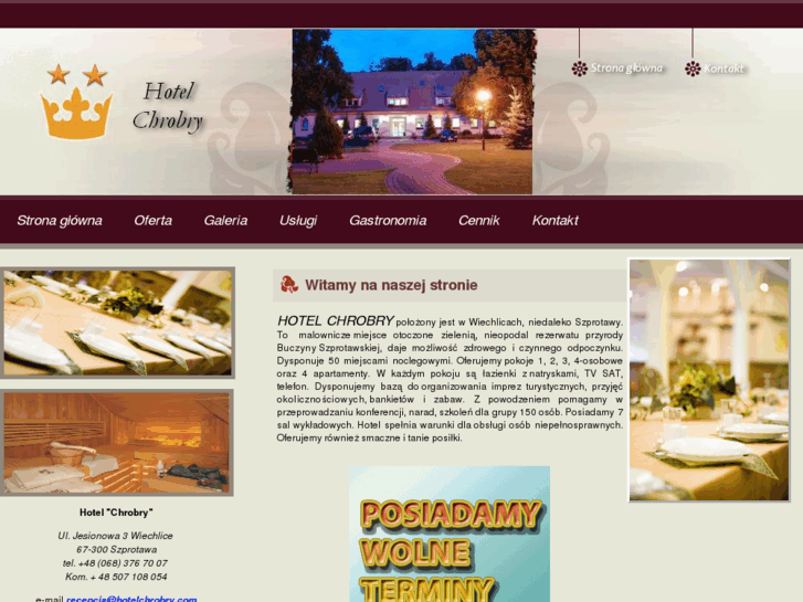 www.hotelchrobry.com