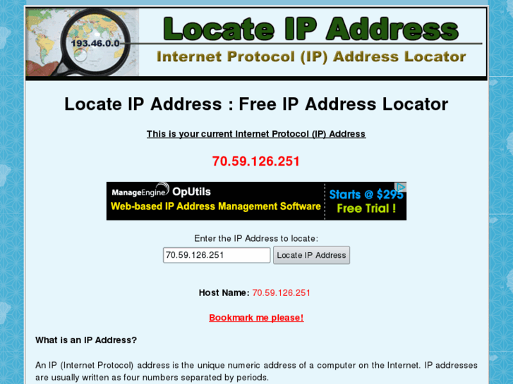 www.locateipaddress.net