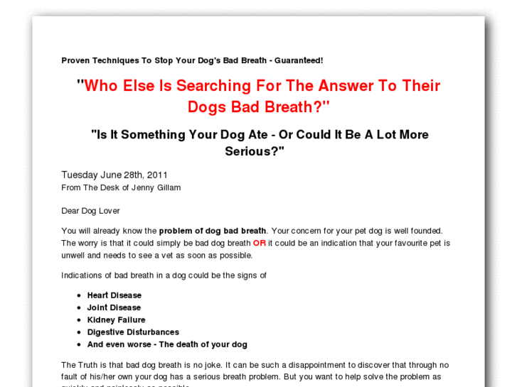 www.mydoghasbadbreath.com
