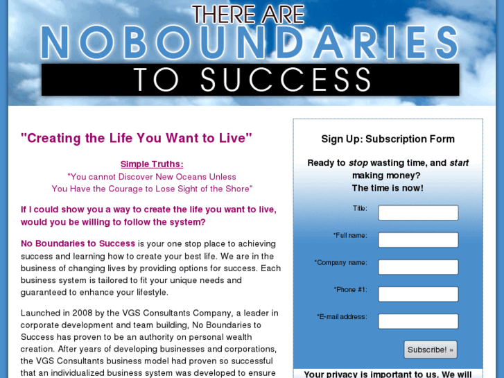 www.noboundariestosuccess.com