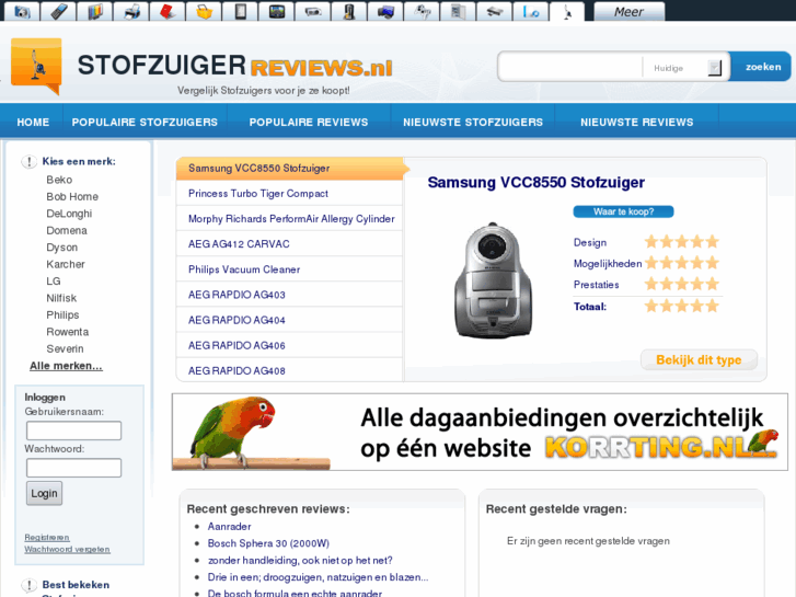 www.stofzuigerreviews.nl