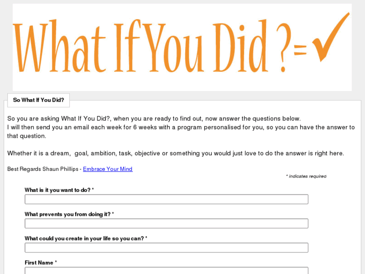 www.whatifyoudid.com