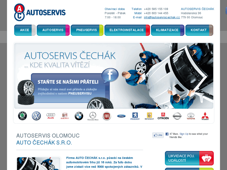 www.autoservis-cechak.cz