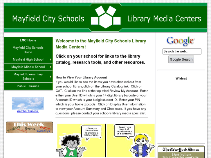 www.mayfieldlibraries.org