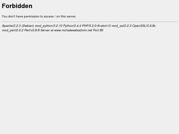 www.mchalewebadmin.net