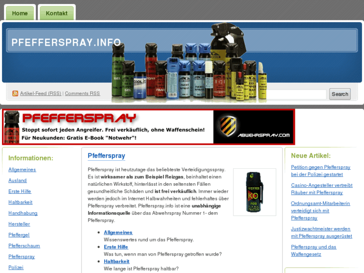 www.pfefferspray.info