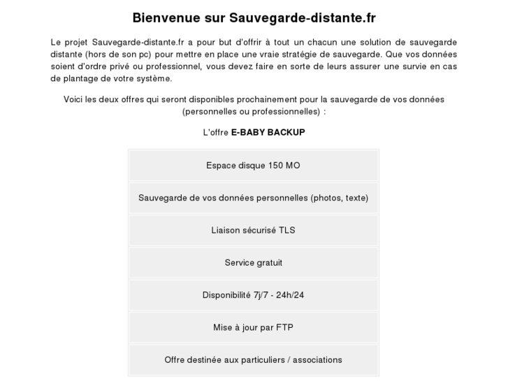 www.sauvegarde-distante.fr