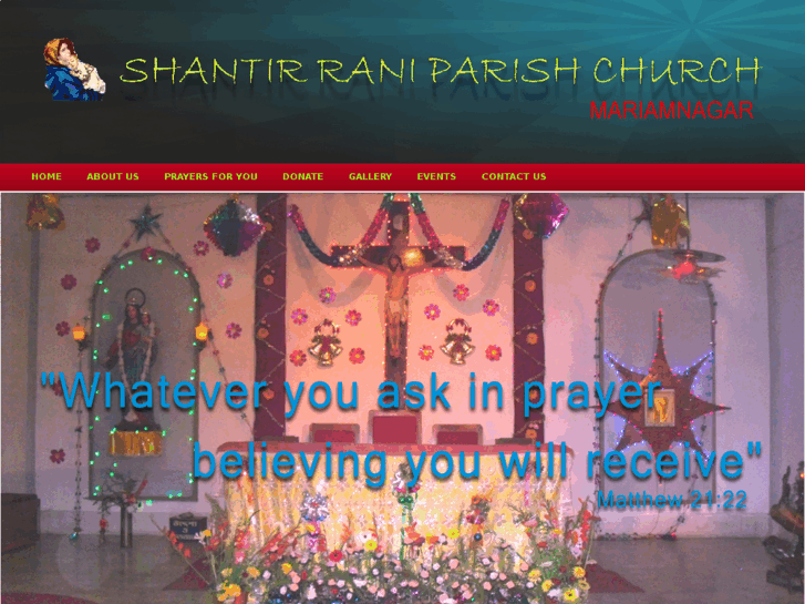 www.shantirraniparish.com