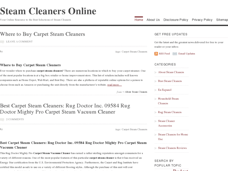 www.steamcleanerssearch.com