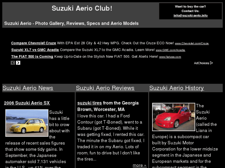 www.suzuki-aerio.info