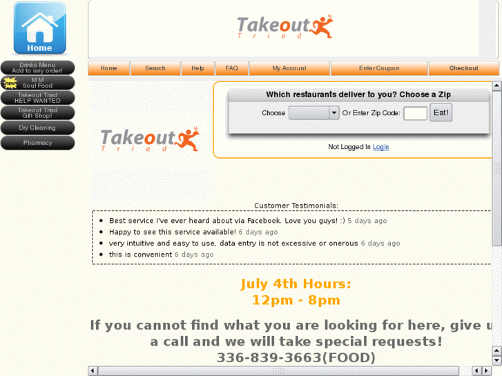 www.takeouttriadorder.net