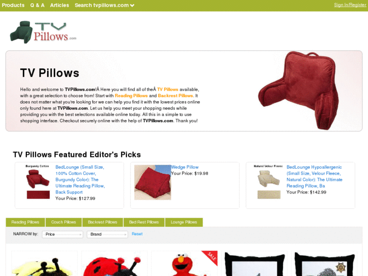 www.tvpillows.com