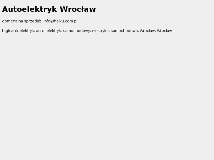 www.autoelektryk.wroclaw.pl