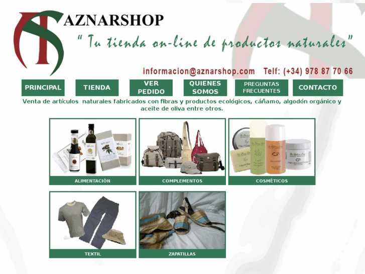 www.aznarshop.com