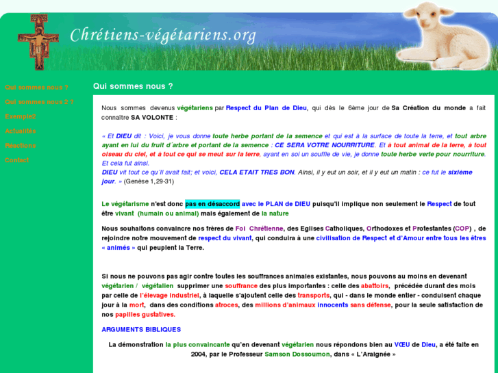 www.chretiens-vegetariens.org