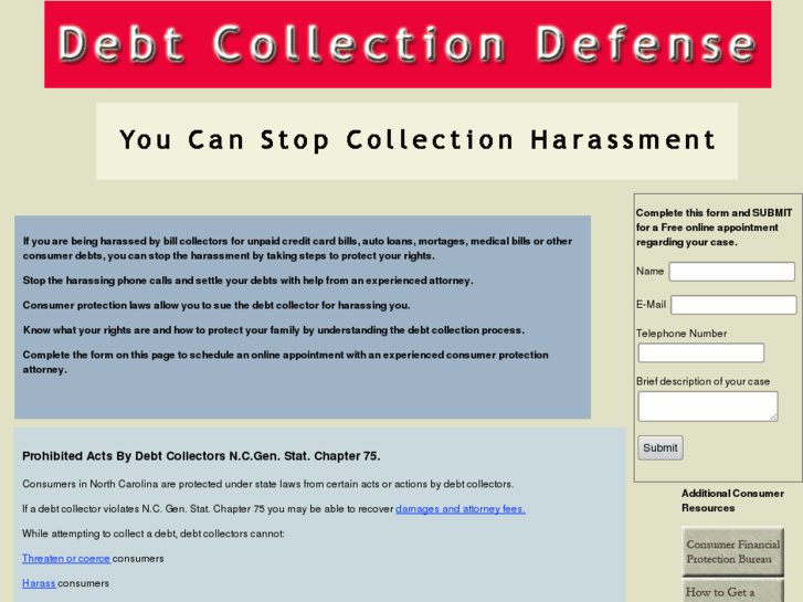 www.debt-collection-defense.com