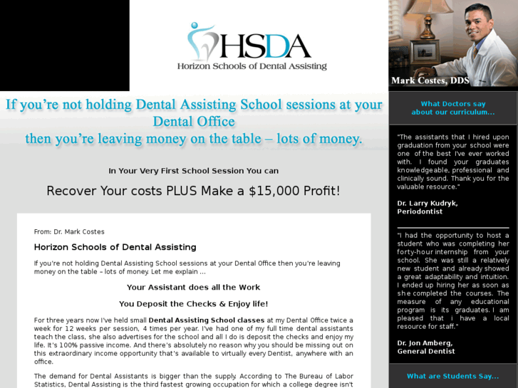 www.dentalassistantschoolprofits.com