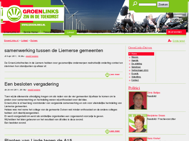 www.groenlinksduiven.nl