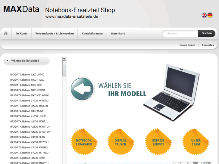 www.maxdata-ersatzteile.de