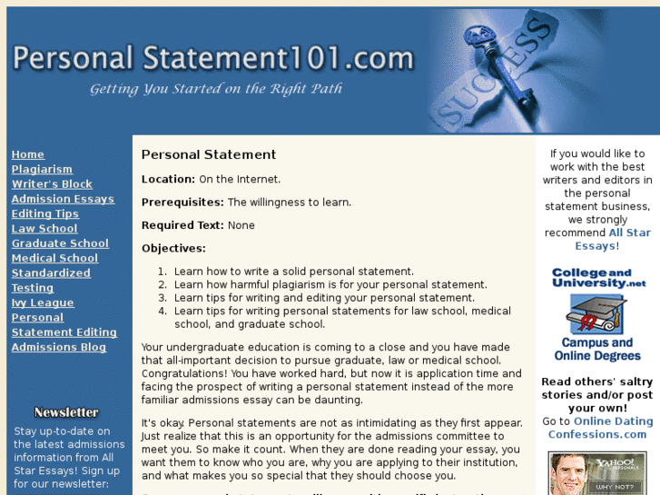 www.personalstatement101.com