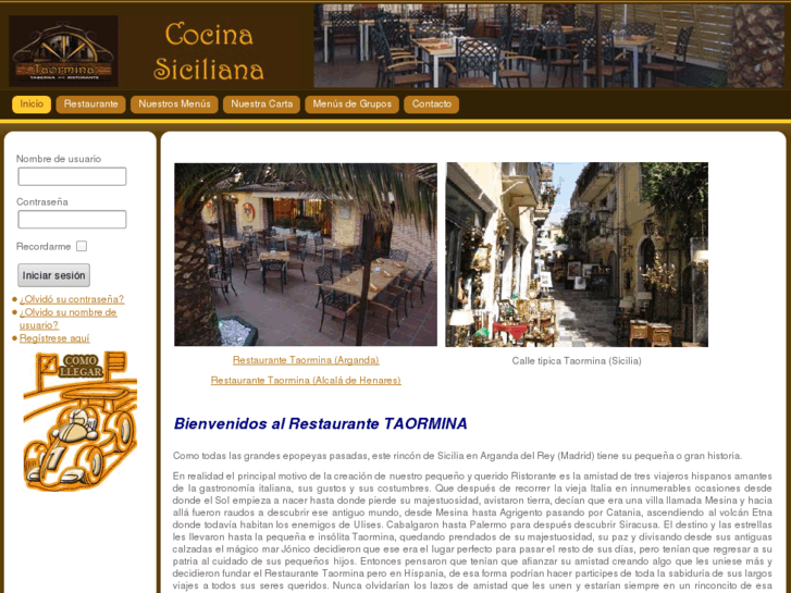 www.restaurantetaormina.com