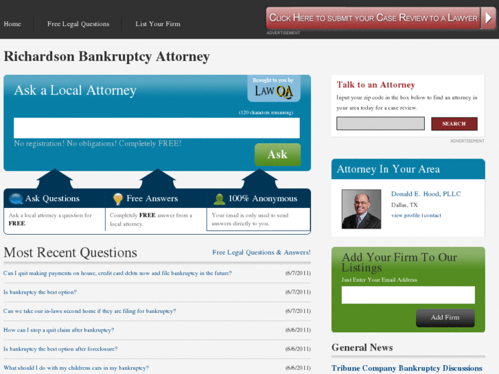 www.richardsonbankruptcyattorney.com