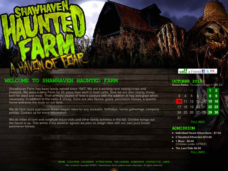 www.shawhavenhauntedfarm.com