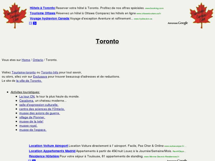 www.tourismetoronto.com