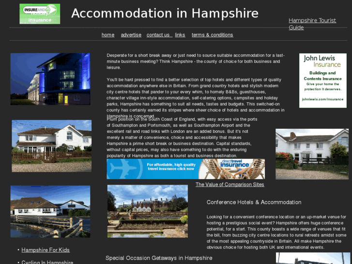 www.accommodationinhampshire.com