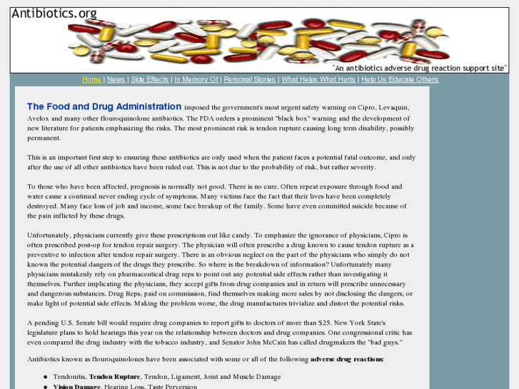 www.antibiotics.org