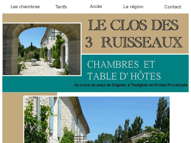 www.closdes3ruisseaux.com